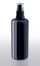 Violettglasflasche mit Sprhaufsatz - 100 ml
