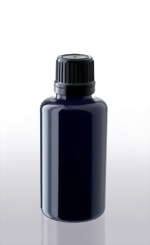 Violettglasflasche mit Schraubverschlu - 30 ml