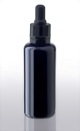 Violettglasflasche mit Pipettenmontur - 50 ml